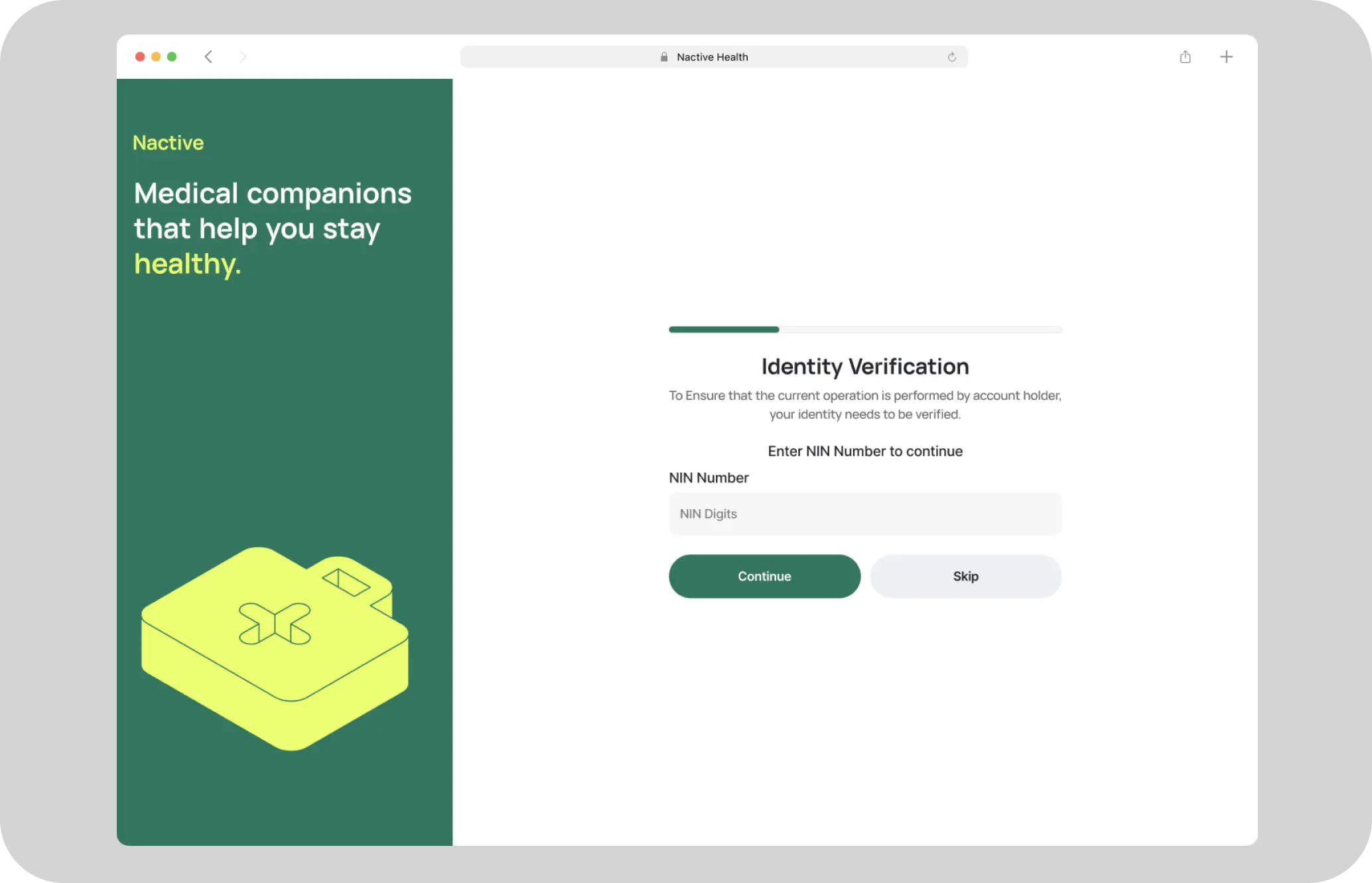 Designed a Scalable Healthcare Ecosystem for Nactive Health.